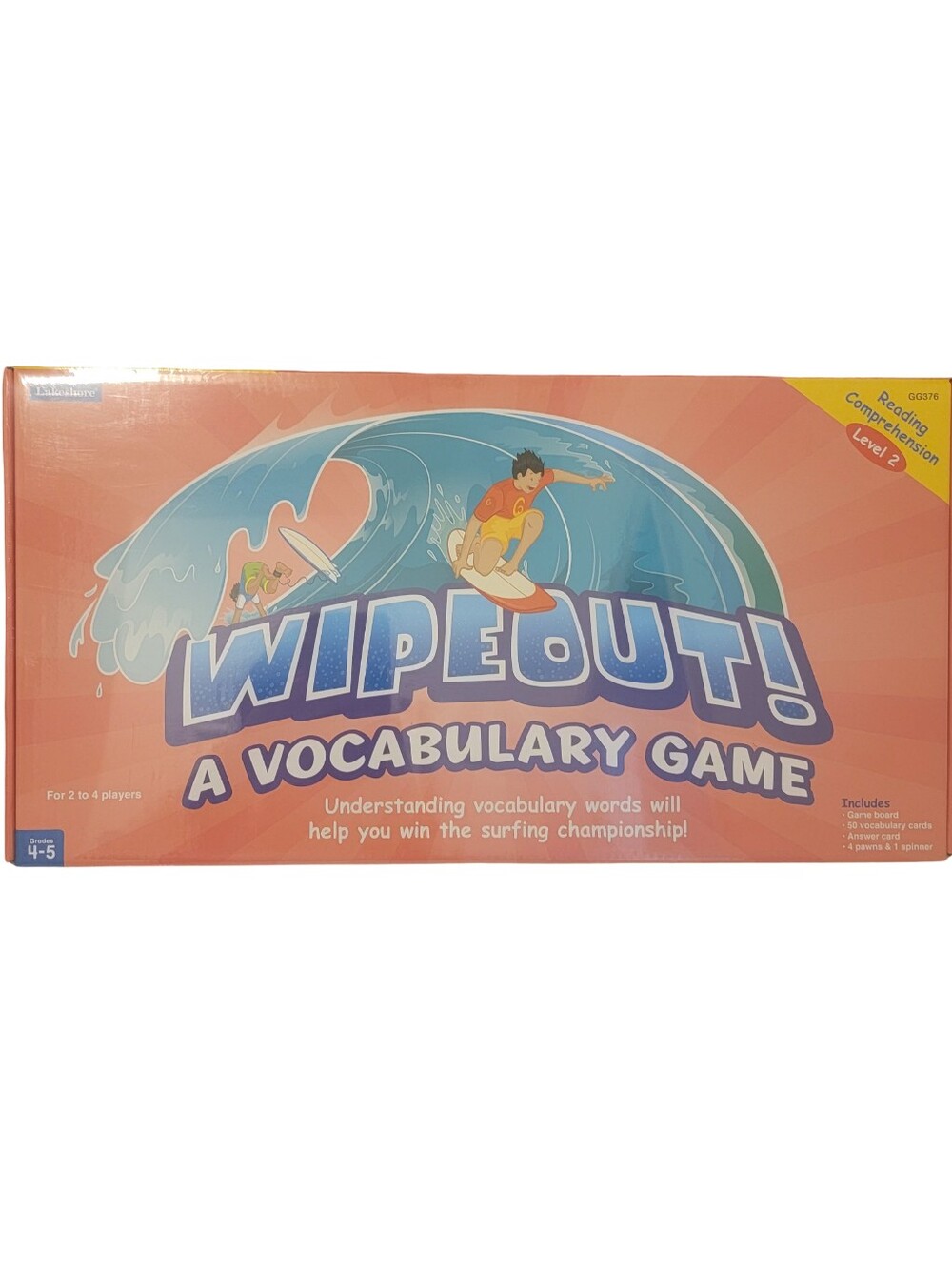 Wipeout! Vocabulary Game - Reading Comprehension Level 2 by Lakeshore